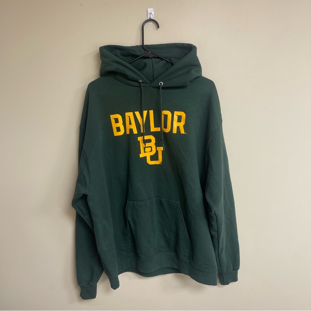 Baylor University Champion Green Hoodie Champion Brand Patch XL